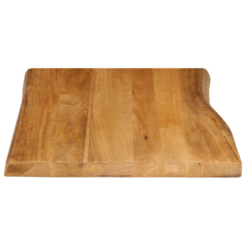 Tampo de mesa c/ borda viva 80x60x3,8 cm mangueira maciça