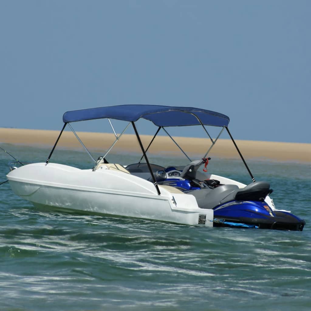 Toldo em 3 arcos bimini 183x180x137 cm azul