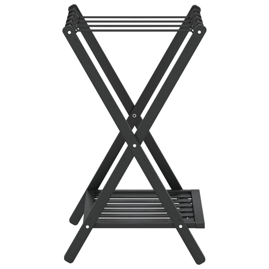 Suporte de bagagem 68x38x58 cm bambu preto