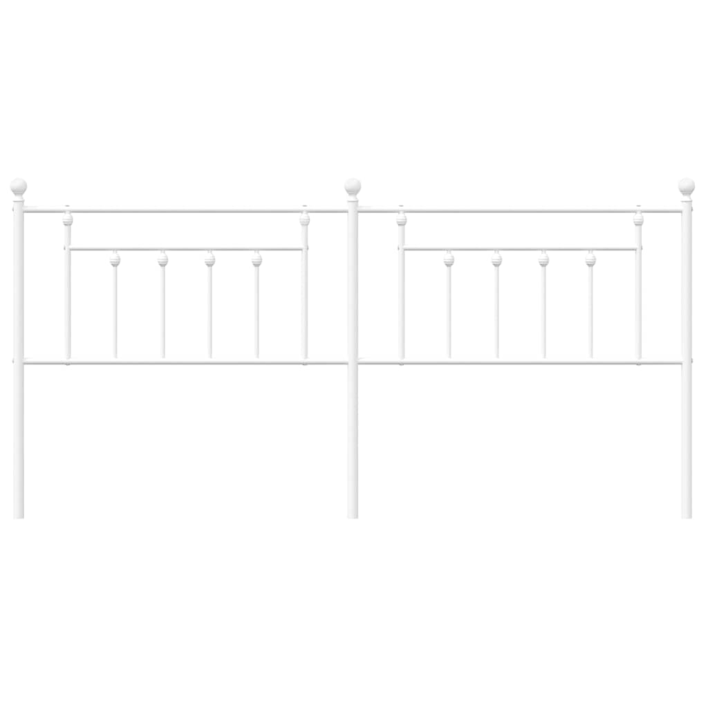 Cabeceira de substituição 193 cm metal branco