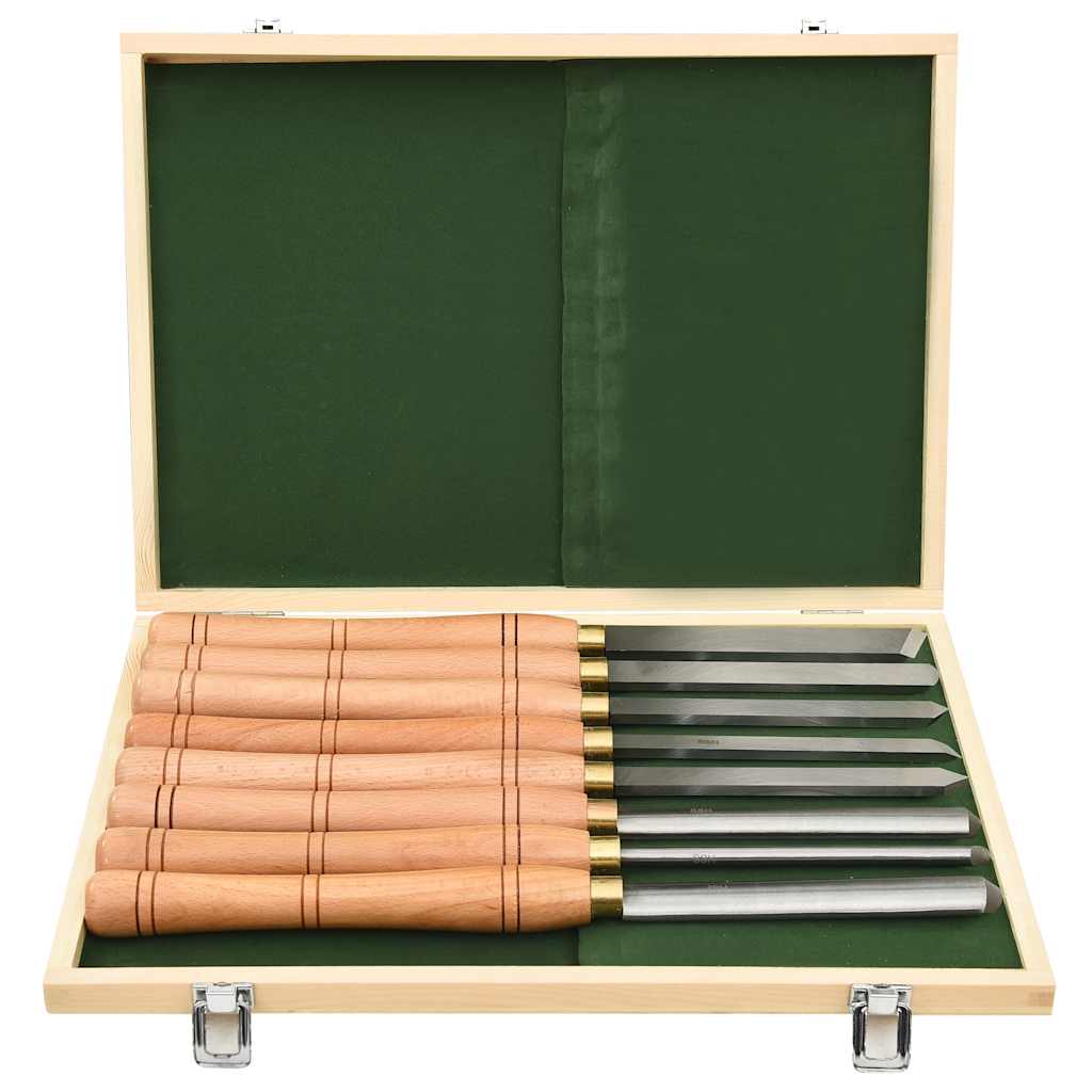 8 Pcs conjunto de ferramentas de torneamento hss