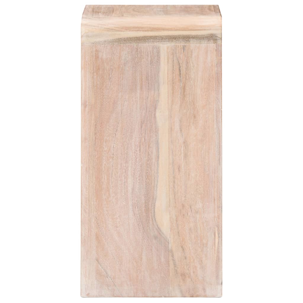 Mesa de cabeceira 40x30x60 cm madeira de acácia maciça