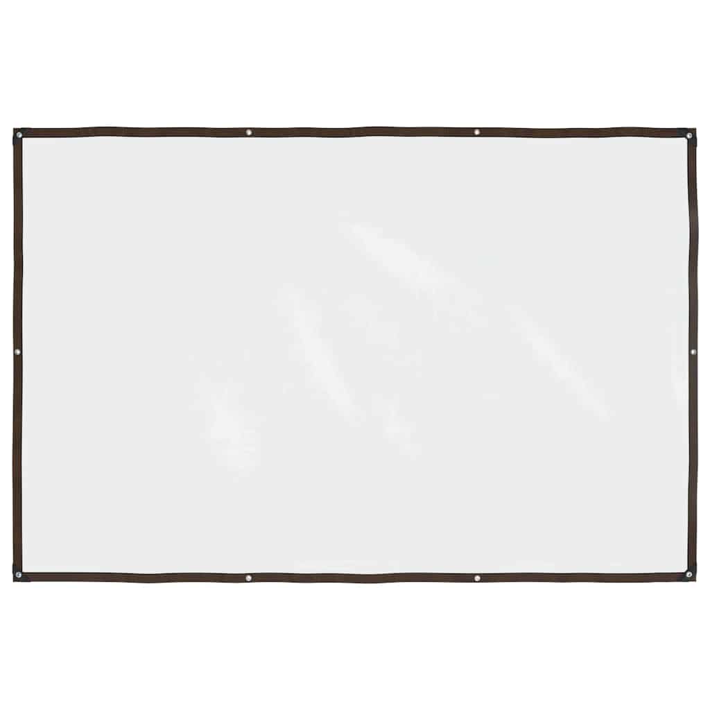 Encerado transparente com ilhós 2x3 m polietileno