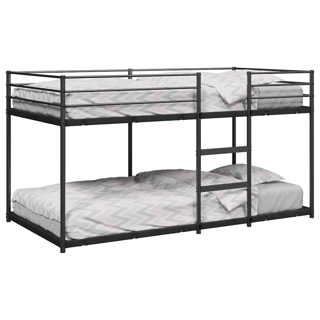 Beliche sem colchão 90x190 cm aço preto