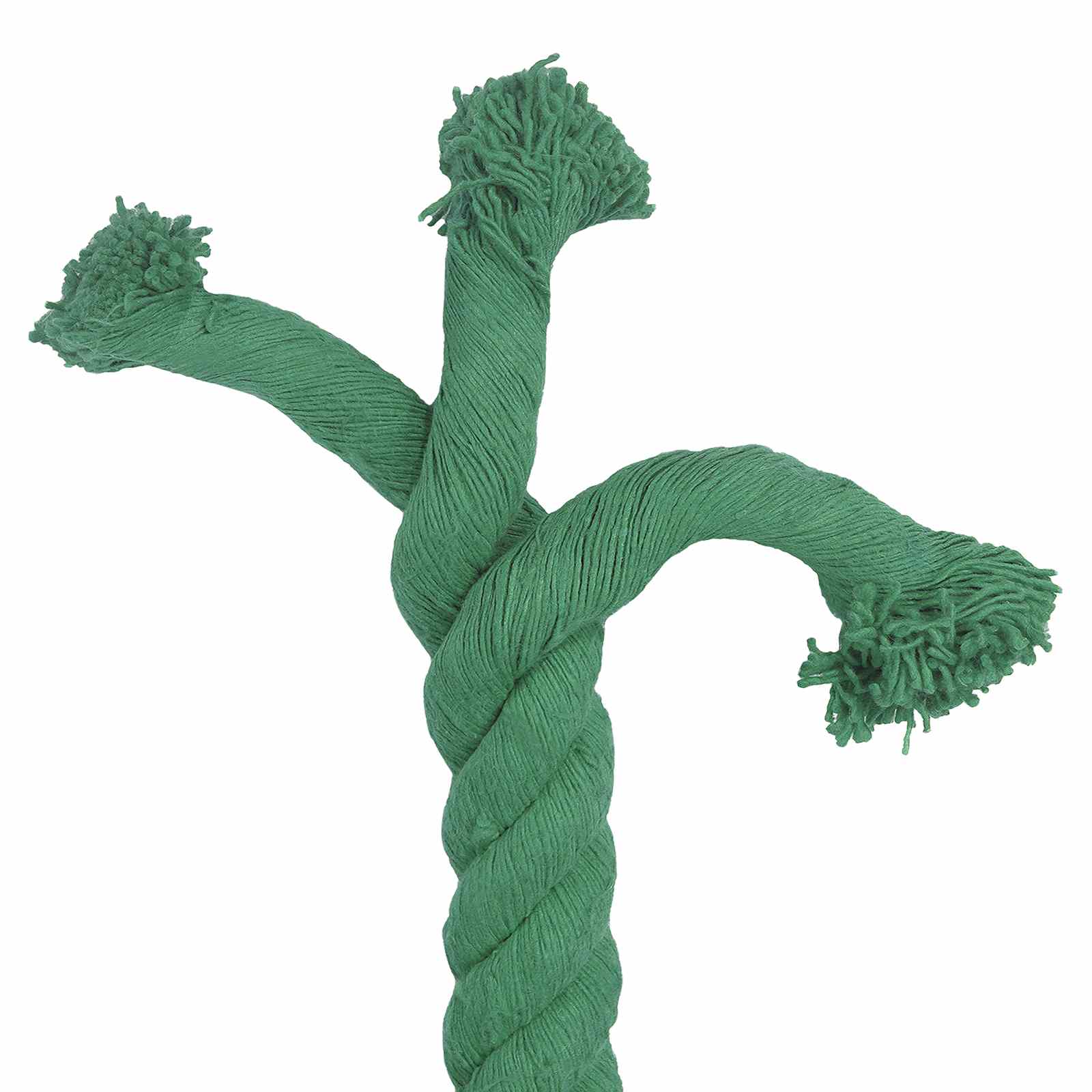 Corda de algodão 60 mm 5 m verde 100% algodão