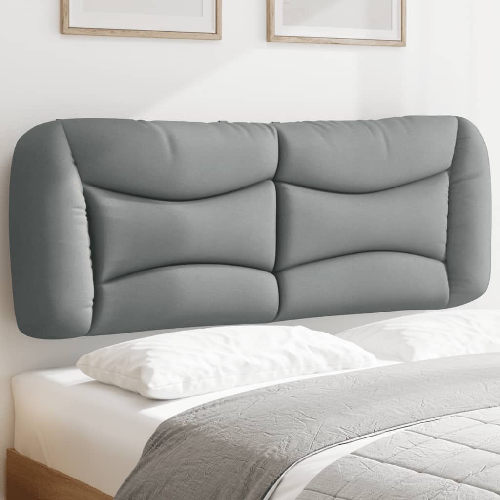 Almofadão de cabeceira hvar 137 cm tecido cinzento-claro