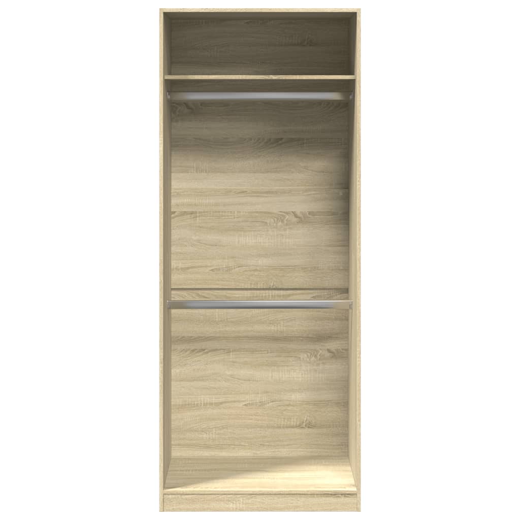 Roupeiro 80x50x200 cm derivados de madeira carvalho sonoma