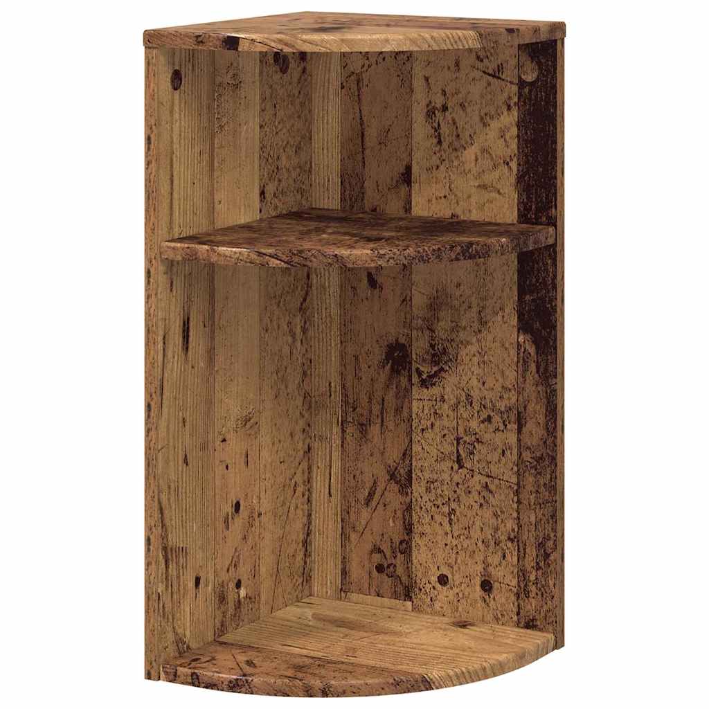 Mesa de apoio madeira antiga 29,6 x 29,6 x 60 cm