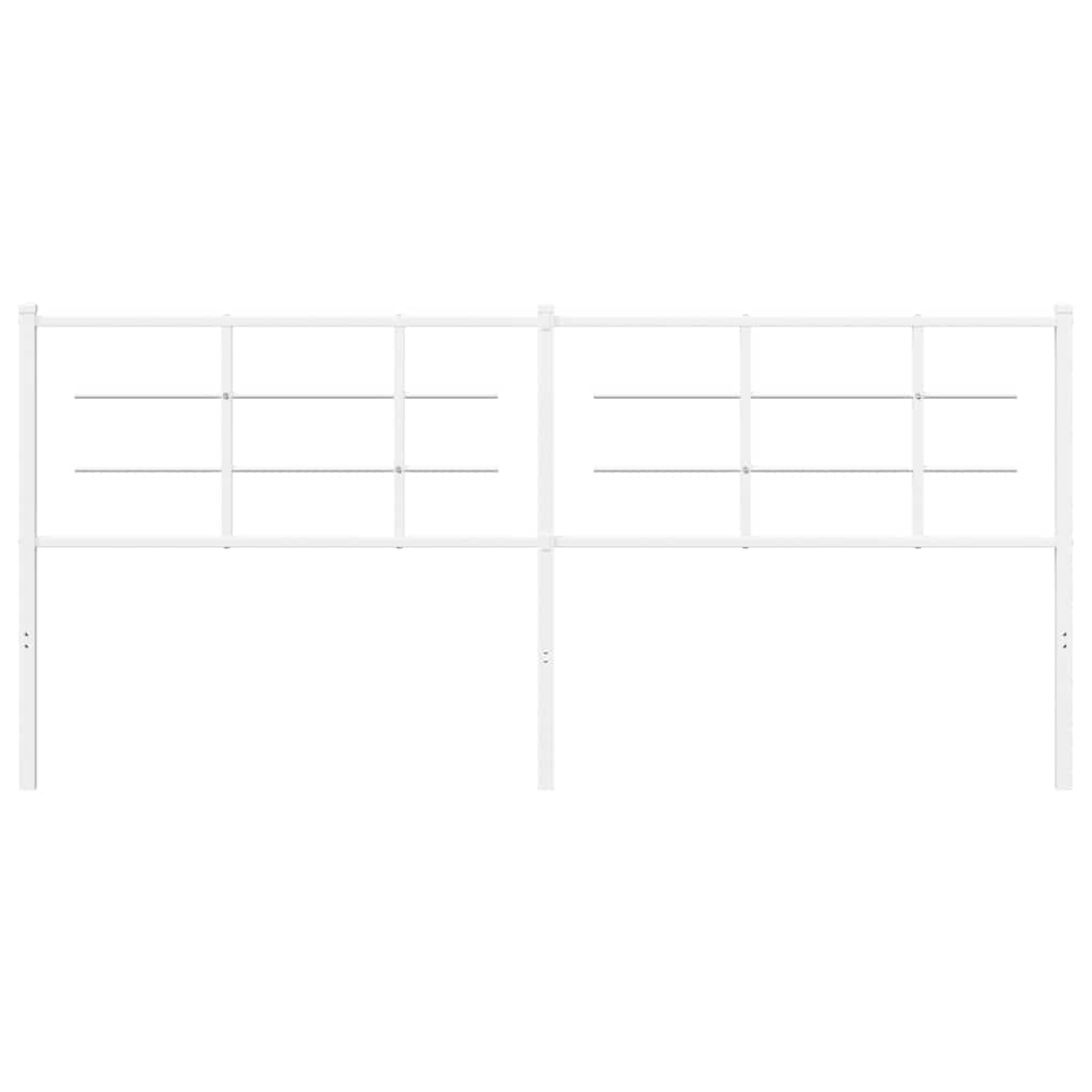 Cabeceira de substituição 193 cm metal branco