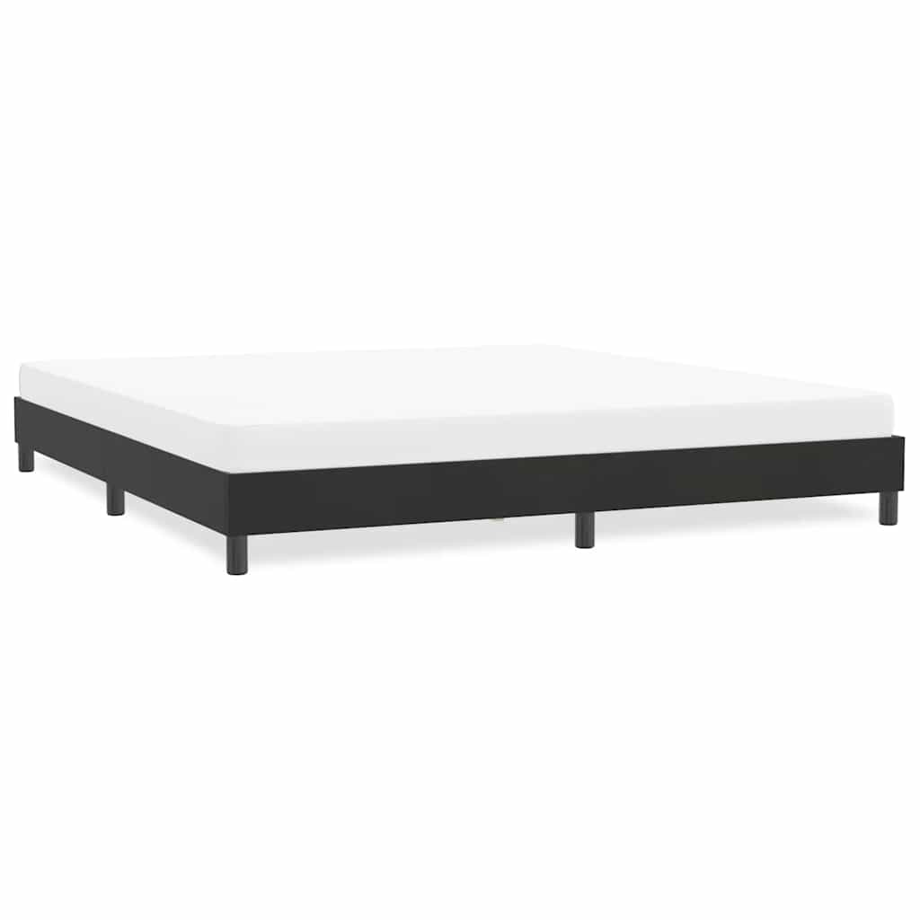 Cama sem molas colchão 180x210 cm veludo preto