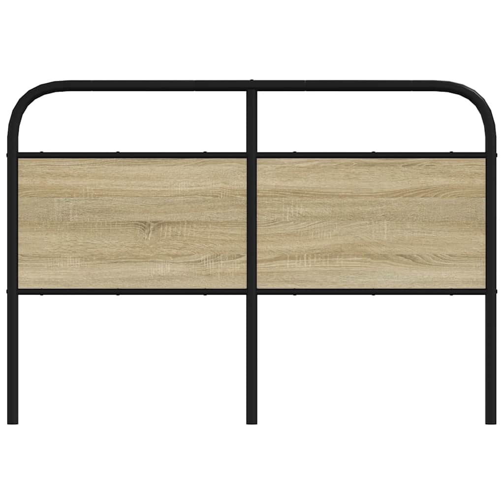 Cabeceira de substituição 120 cm derivados madeira/aço carvalho sonoma