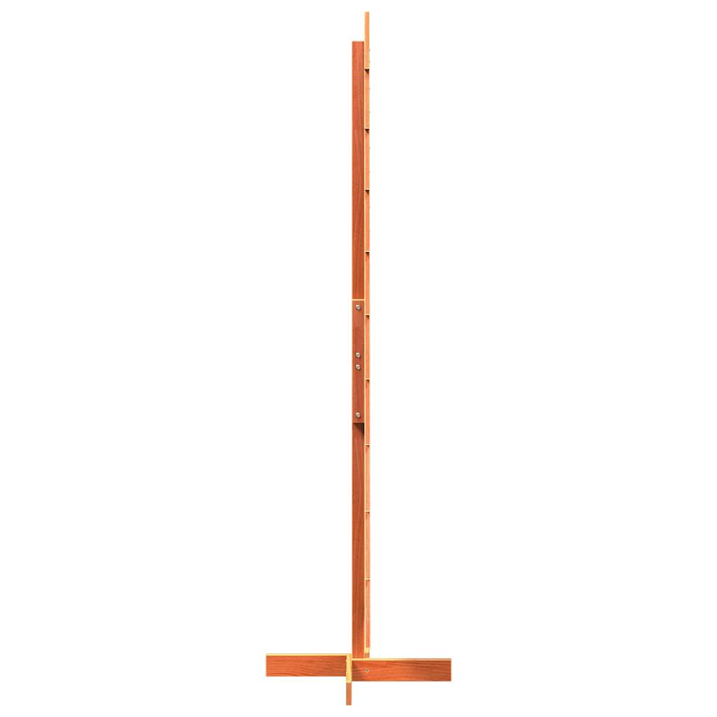 Árvore de natal decorativa 180 cm pinho maciço castanho-mel