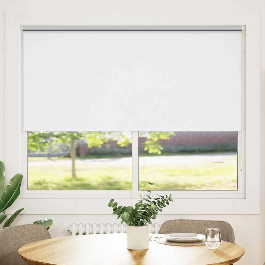 Cortina de rolo blackout, 164,4 x 175 cm, largura do tecido 160 cm, branca