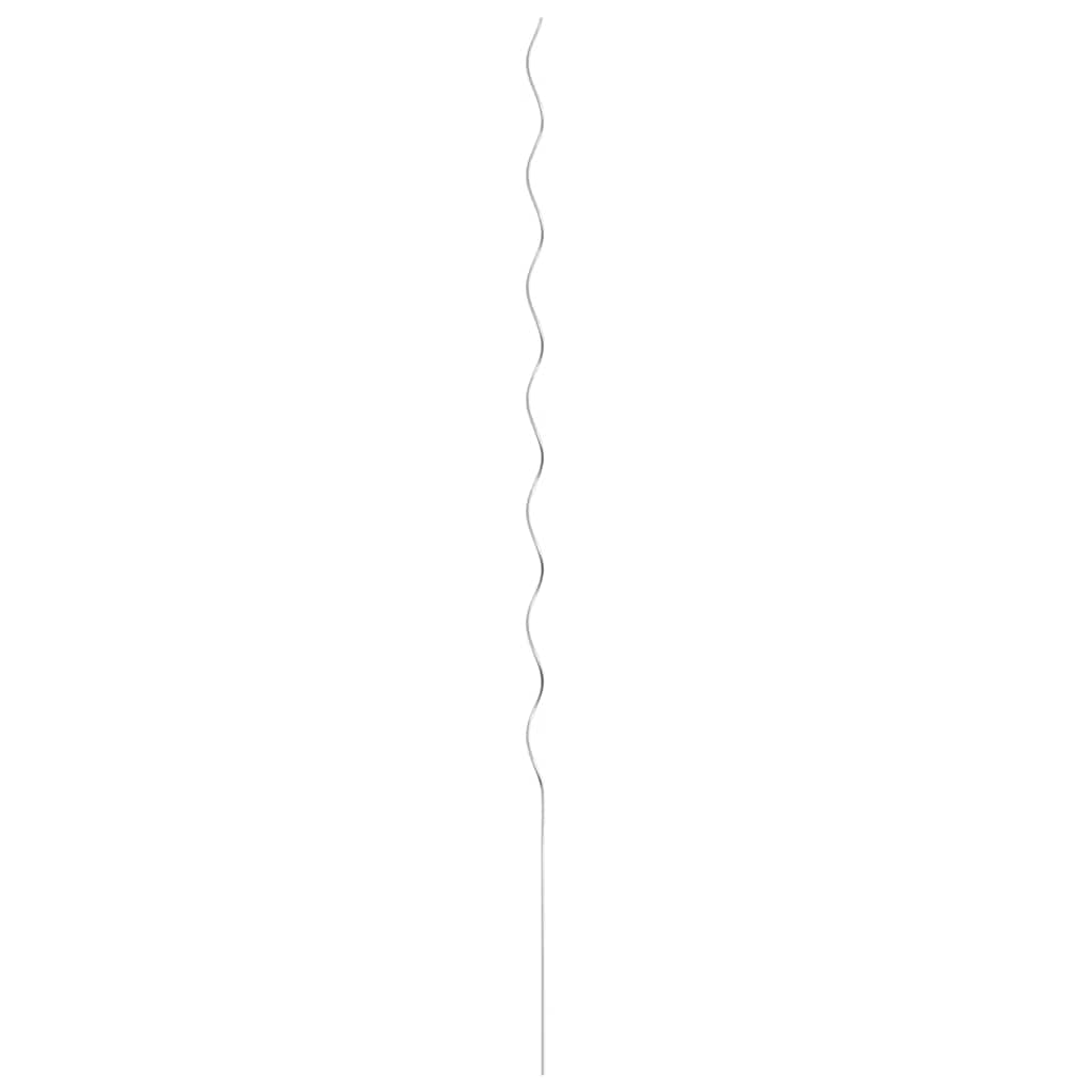 Suportes para plantas em espiral 5 pcs 170 cm aço galvanizado
