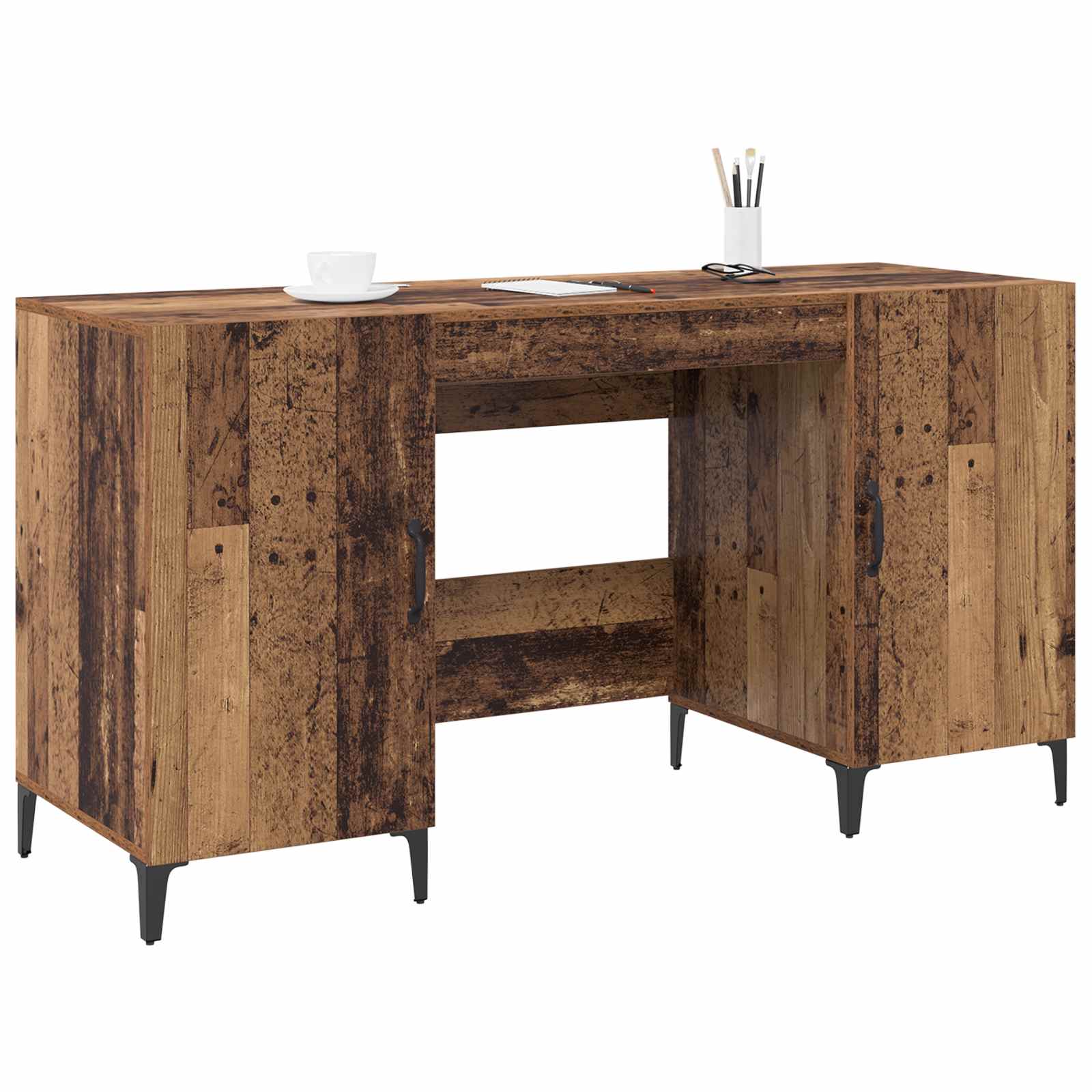 Mesa madeira antiga derivados de madeira 140 x 50 x 75 cm
