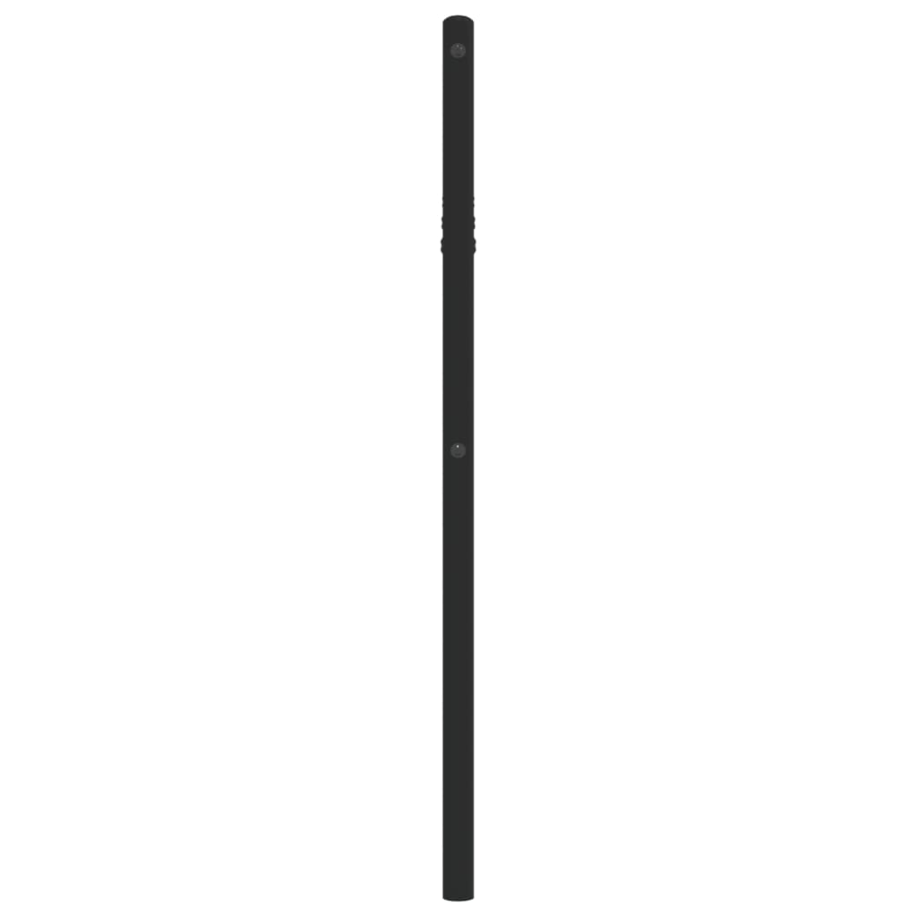 Cabeceira de substituição 107 cm metal preto