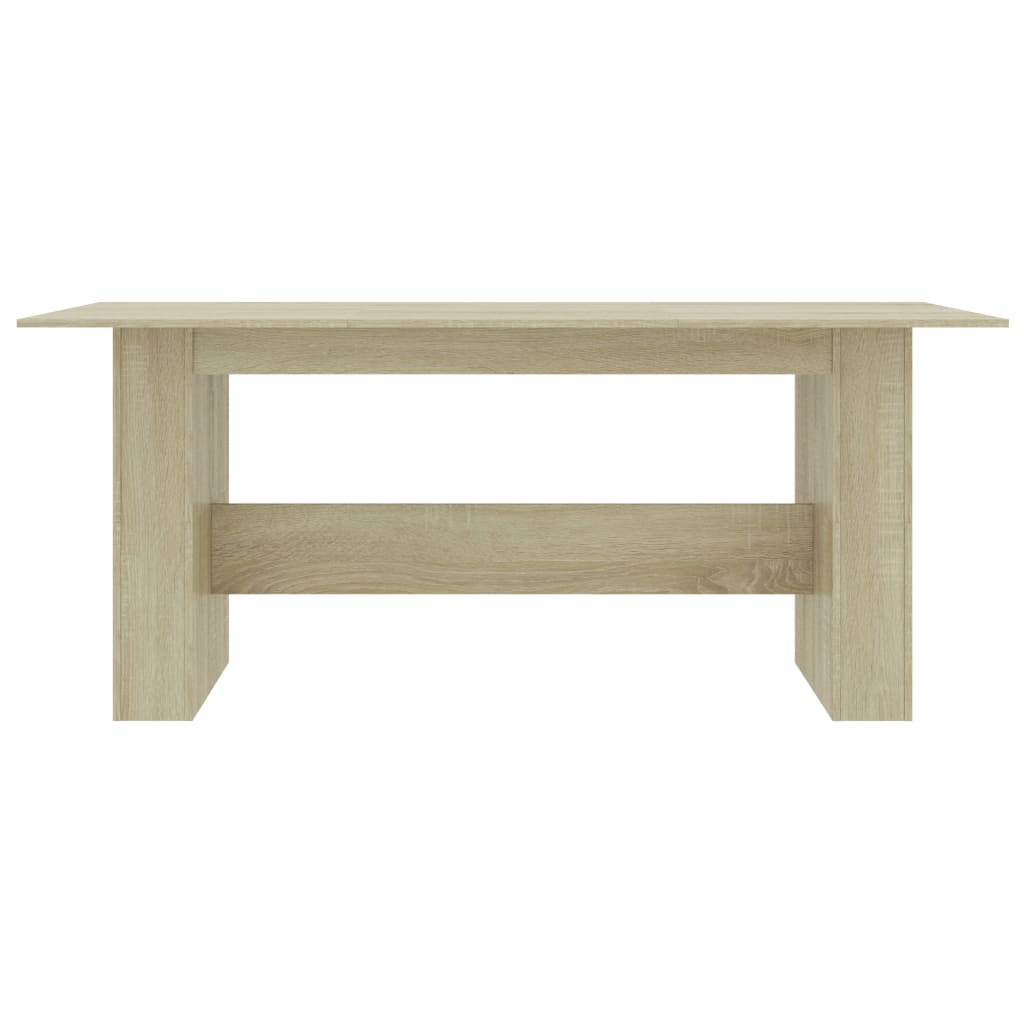 Mesa de jantar derivados de madeira carvalho sonoma