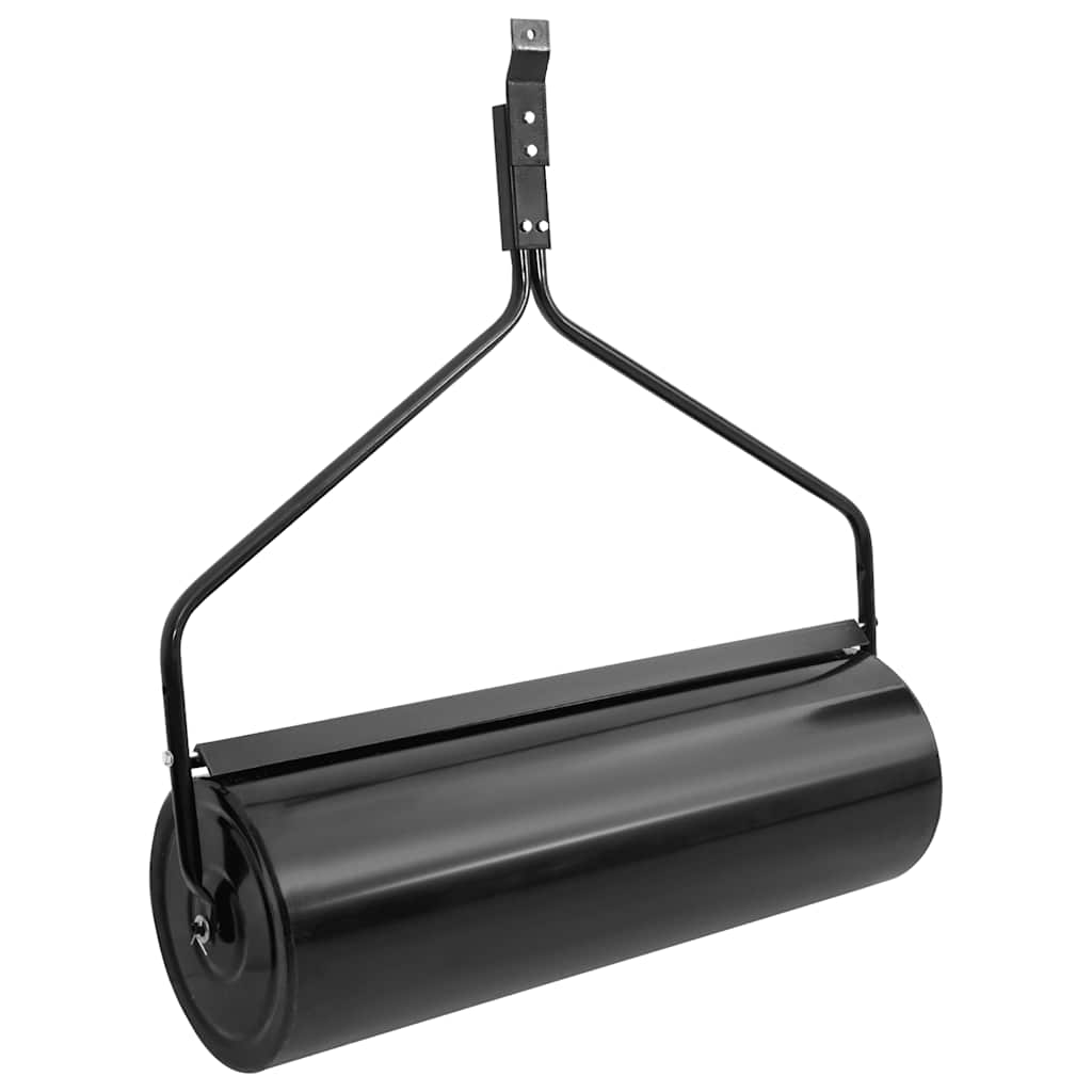 Rolo para relvado de jardim 63 l ferro preto