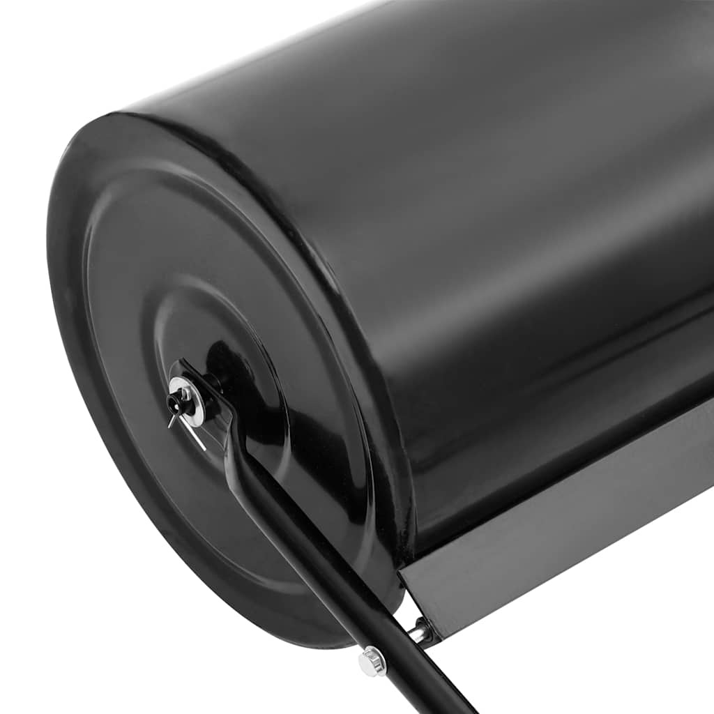Rolo para relvado de jardim 63 l ferro preto