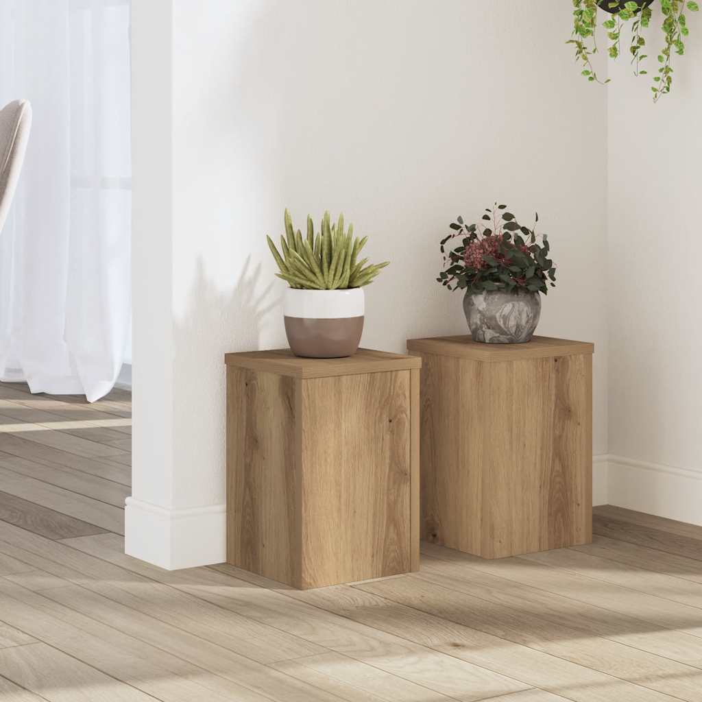 Suportes p/ plantas 2 pcs 20x20x30 cm derivados madeira