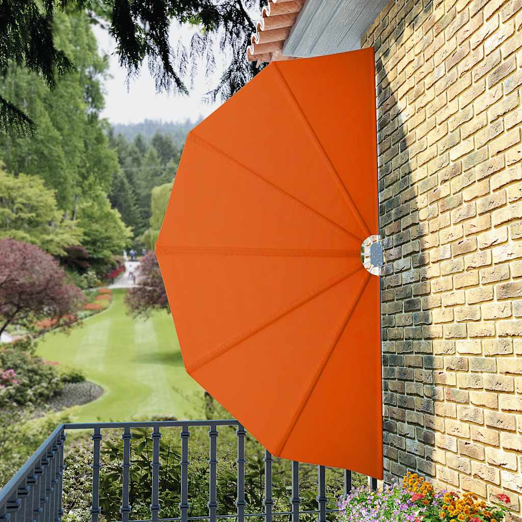 Toldo lateral dobrável para terraço 160 cm terracota