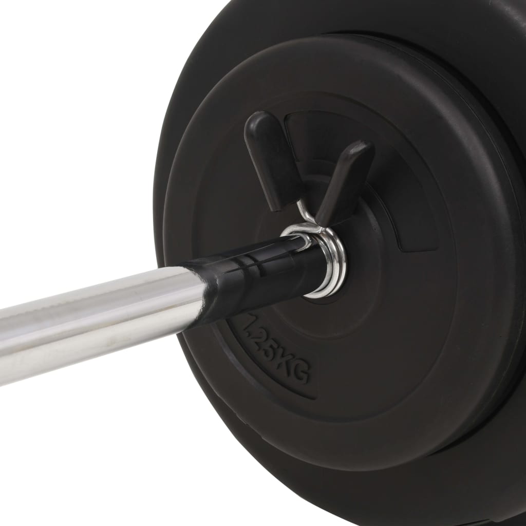 Conjunto com barra 30 kg