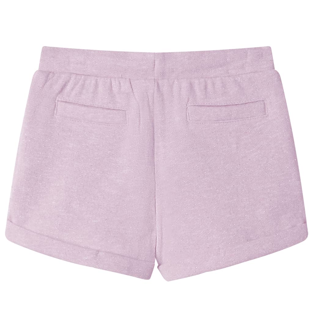 Calções de criança com cordão lilás misto 116