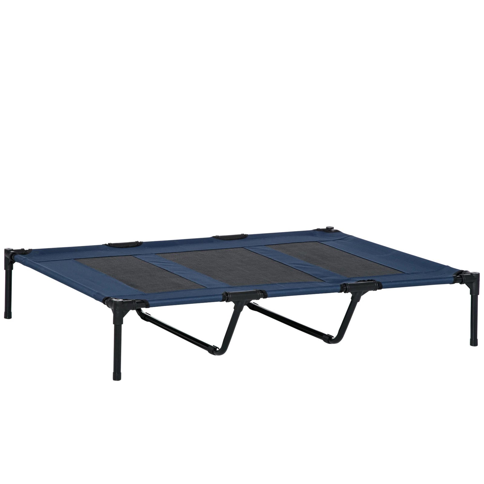 Cama para Animais de Estimação Cama Elevada para Cães Gatos com Tecido Transpirável para Dormir Relaxar Exterior Jardim Terraço