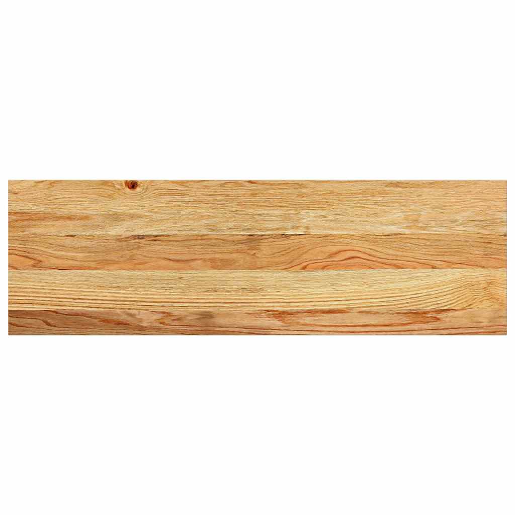 Tapetes de escada 8 pcs 80x30x2 cm carvalho castanho-claro