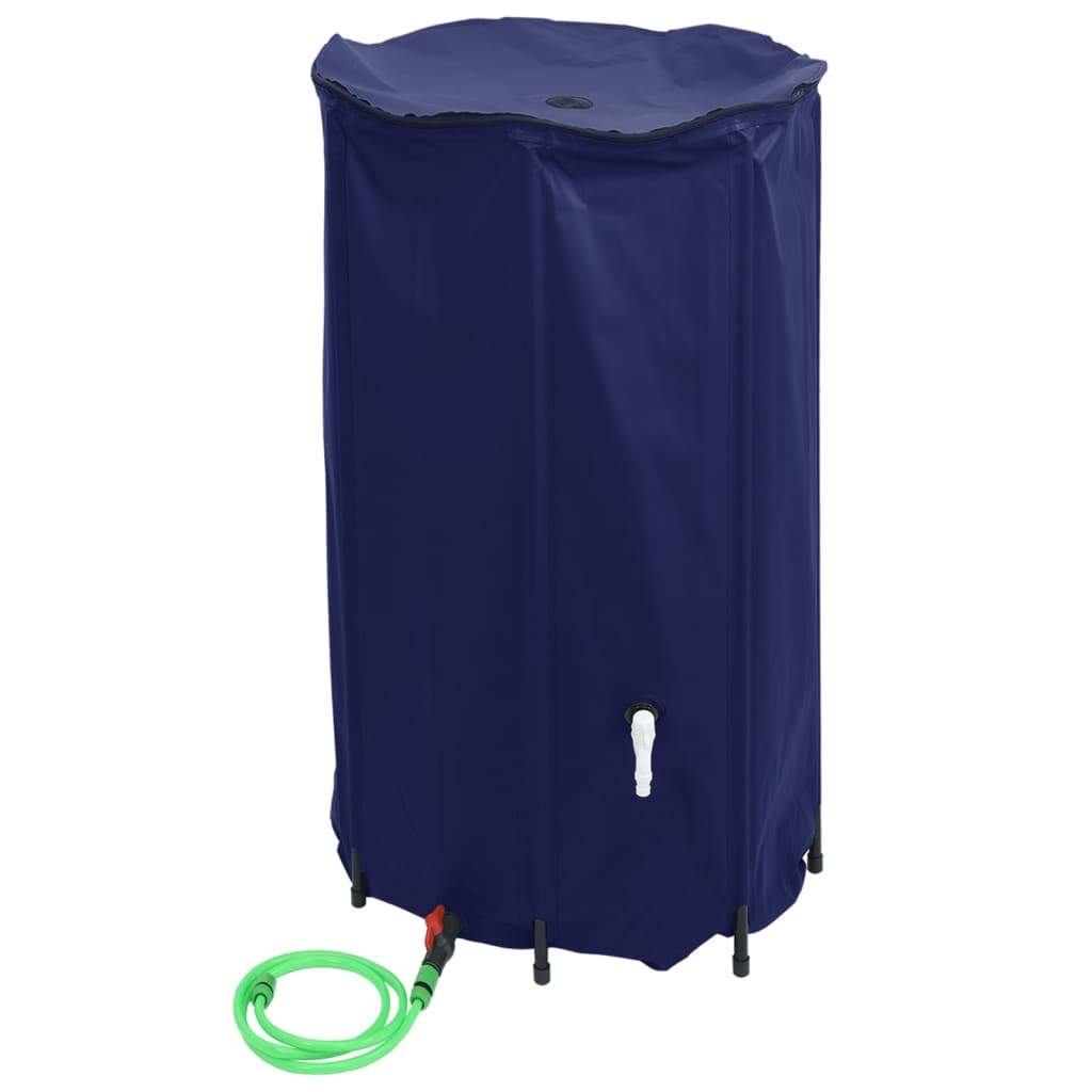 Depósito de água dobrável com torneira 100 l PVC