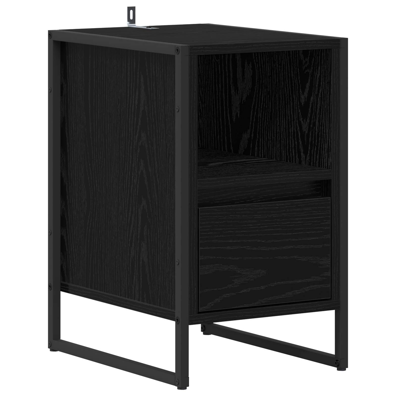 Mesa-de-cabeceira carvalho preto 39,5 x 30 x 50 cm