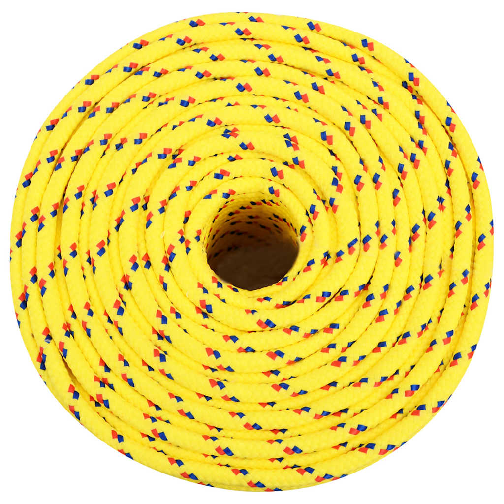 Corda de barco 6 mm 50 m polipropileno amarelo