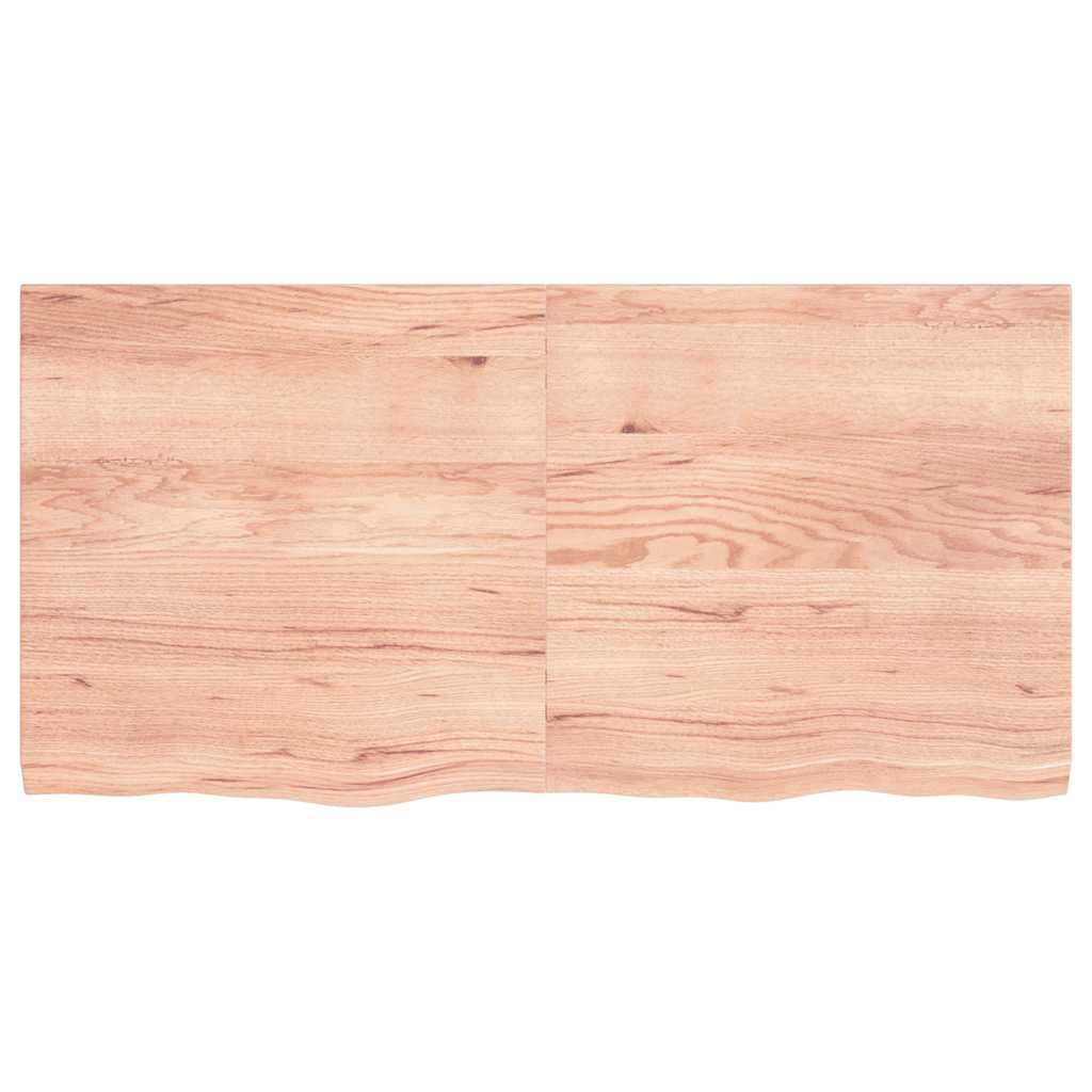 Prateleira de parede 120x60x(2-4) cm carvalho tratado castanho