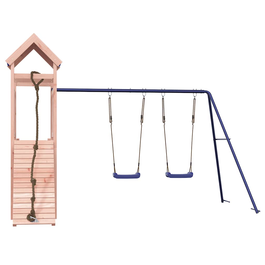 Conjunto de brincar para exterior madeira de douglas maciça