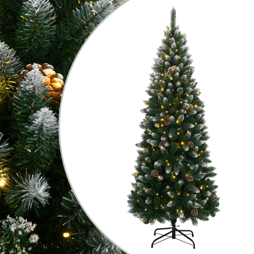 Árvore de natal artificial com 150 luzes LED 120 cm