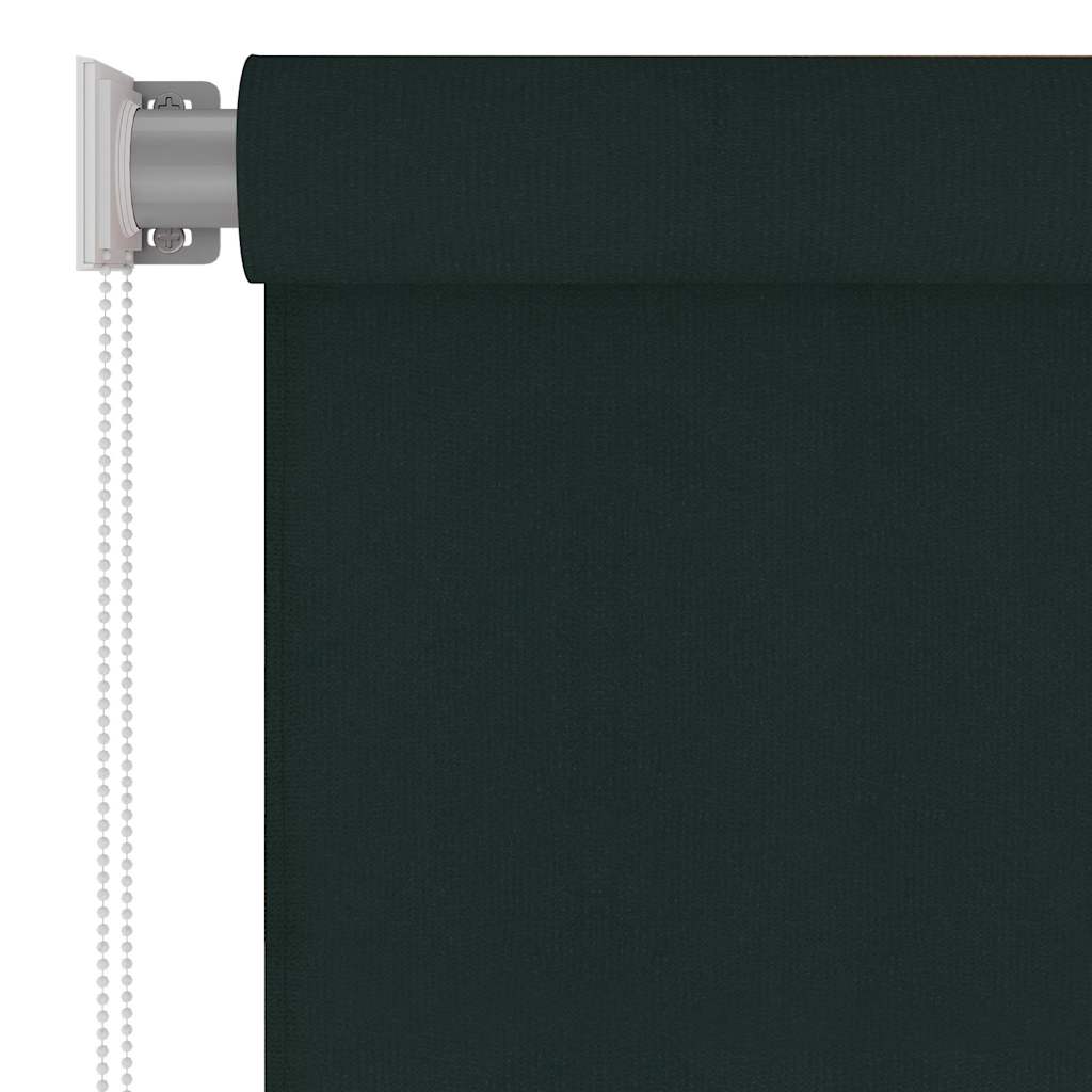 Estore de rolo para exterior 205 (l) x 140 (a) cm verde-escuro HDPE