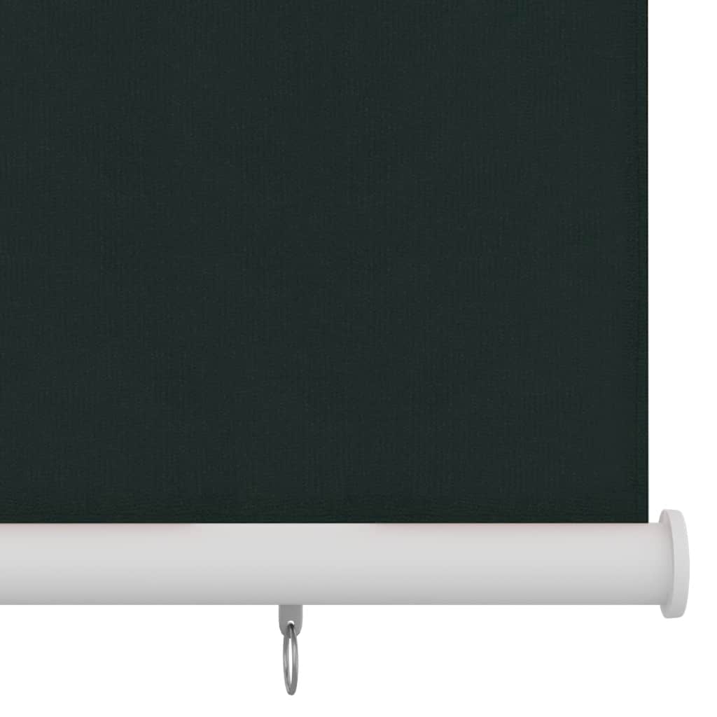 Estore de rolo para exterior 205 (l) x 140 (a) cm verde-escuro HDPE