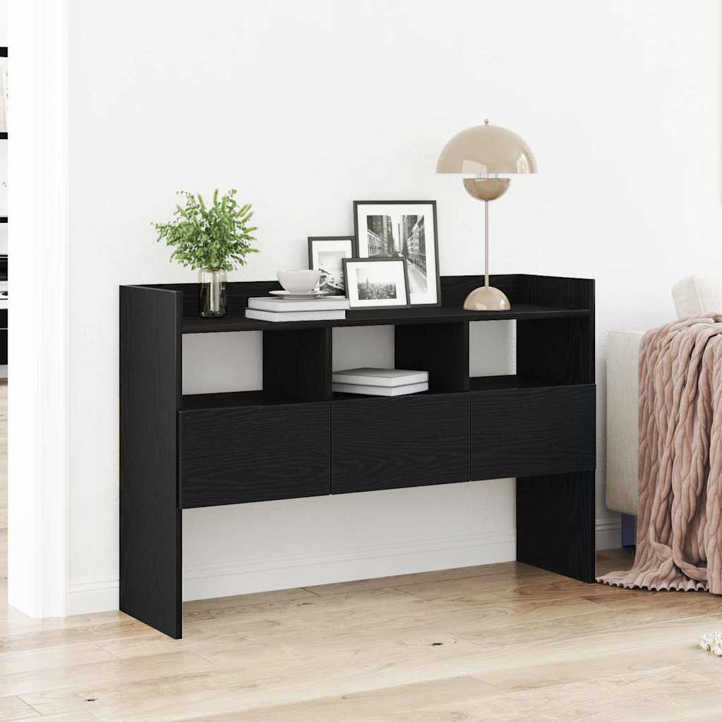 Buffet carvalho preto 105 x 30 x 70 cm derivados de madeira