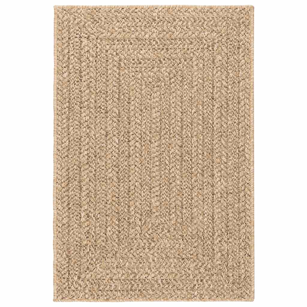 Tapete zizur 140x200 cm aspeto de juta interior e exterior