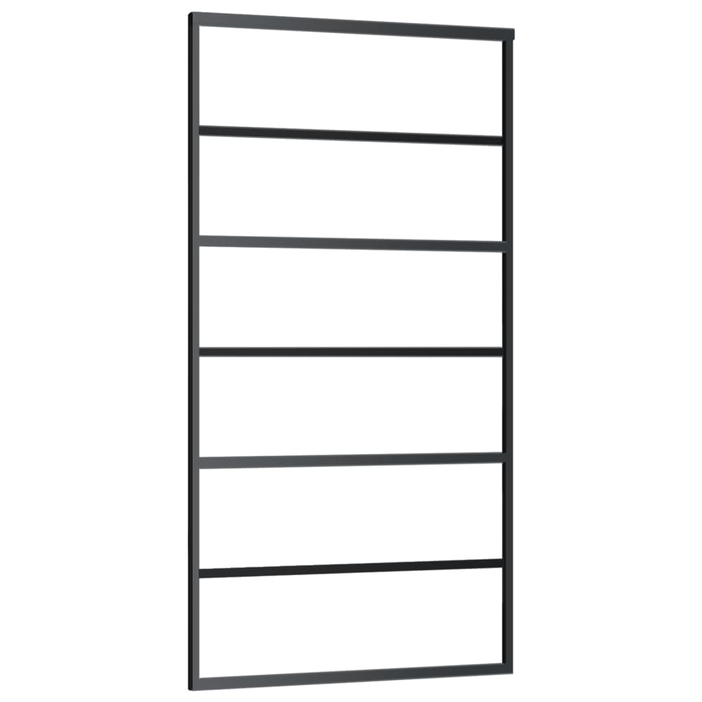 Porta deslizante c/ conj ferragens 102x205cm vidro esg/alumínio