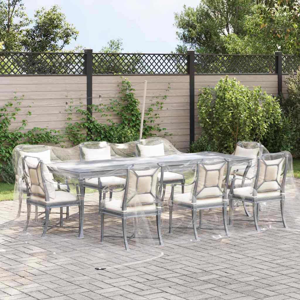 Encerado transparente com ilhós 6x6 m PVC