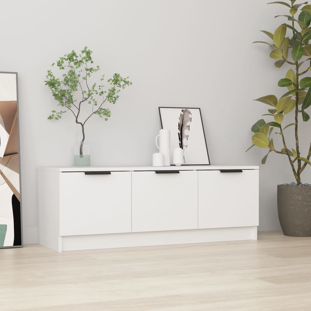 Móvel para TV 102x35x36,5 cm derivados de madeira branco