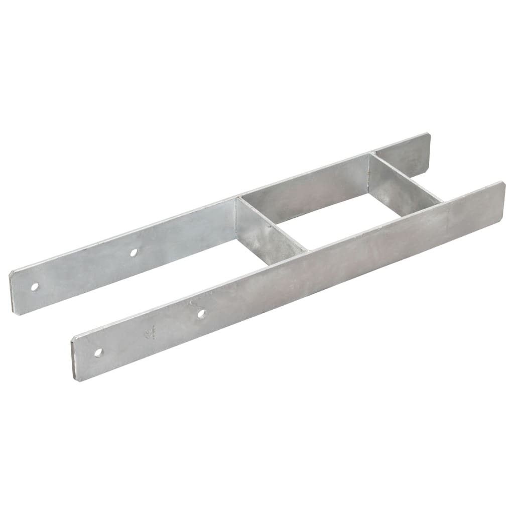 Âncoras de vedação 6 pcs 14x6x60 cm aço galvanizado prateado