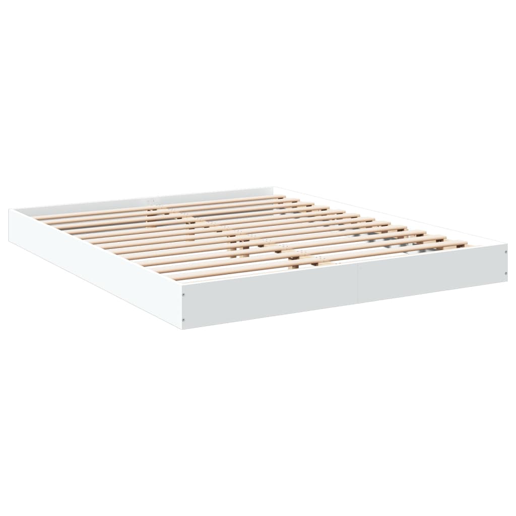 Estrutura de cama sem colchão 160x200 cm branco