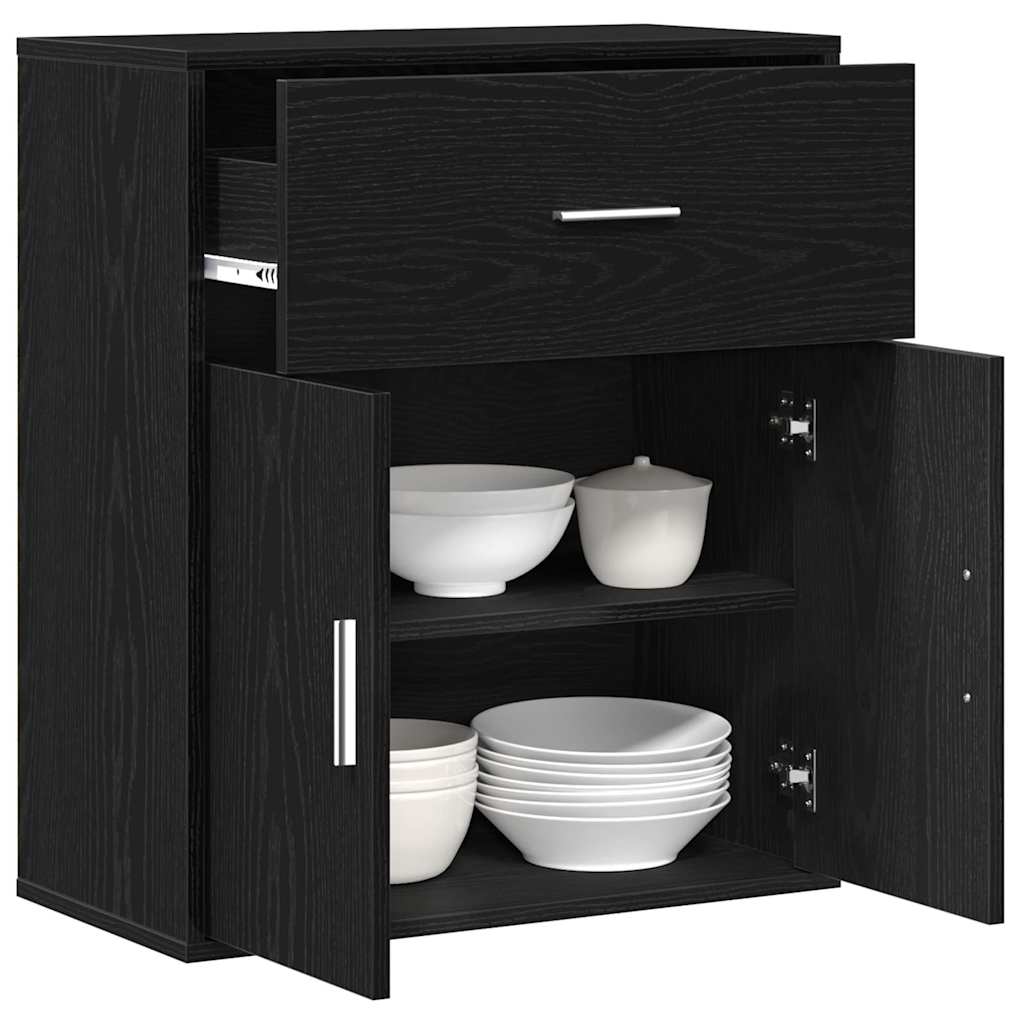 Buffet carvalho preto 60 x 31 x 70 cm derivados de madeira