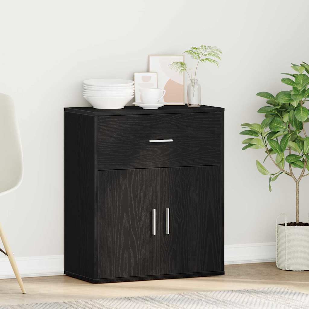Buffet carvalho preto 60 x 31 x 70 cm derivados de madeira