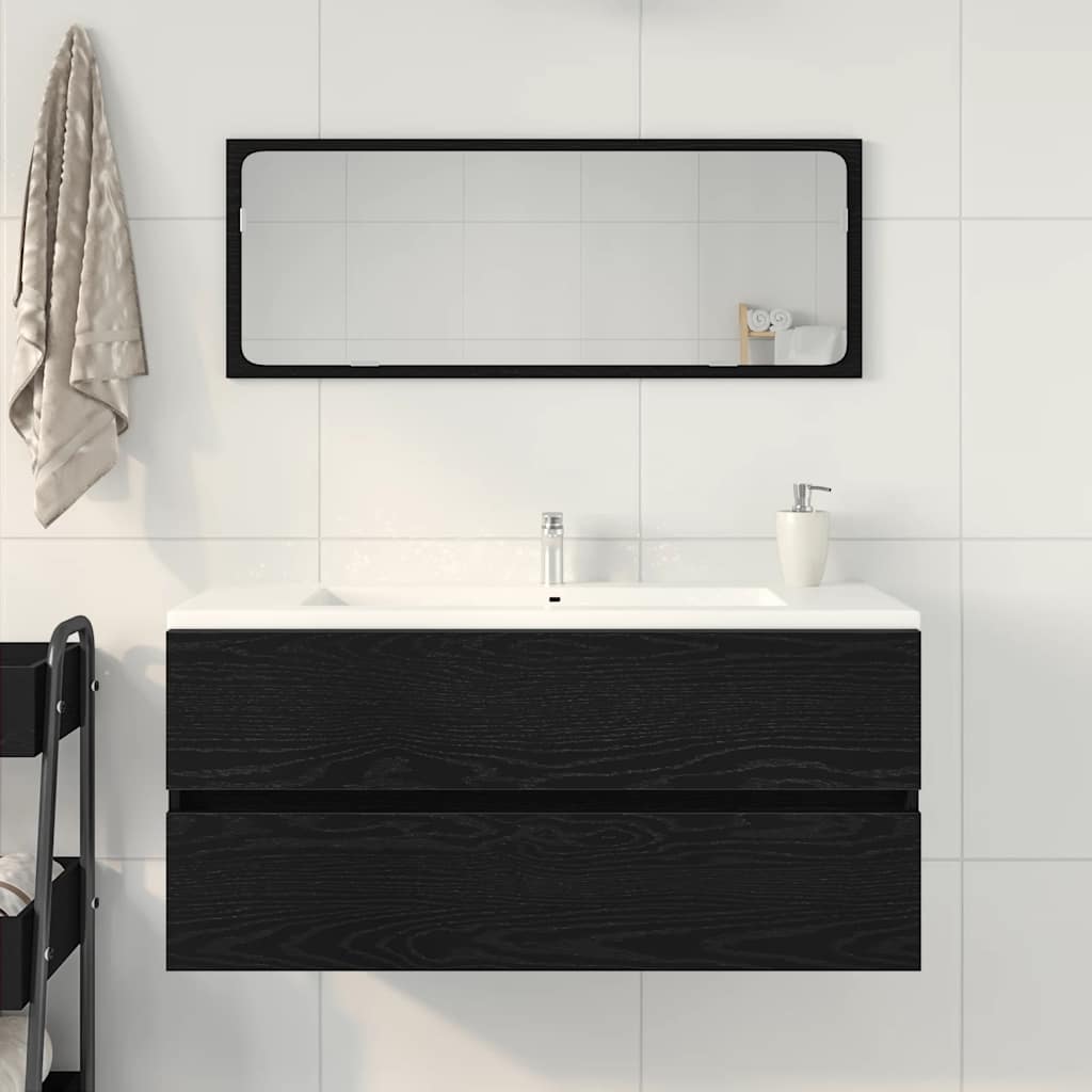Móvel lavatório 100x38,5x45 cm deriv. madeira carvalho preto