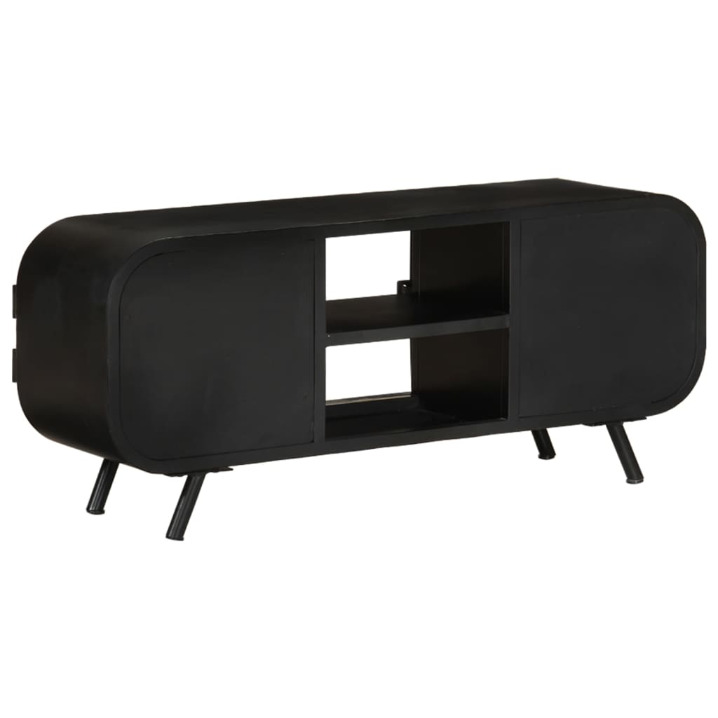 Móvel de TV 110x30x45 cm madeira recuperada maciça