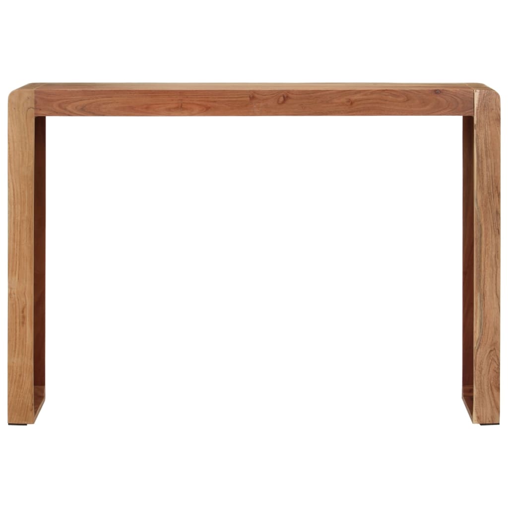 Mesa consola 110x30x76 cm madeira de acácia maciça