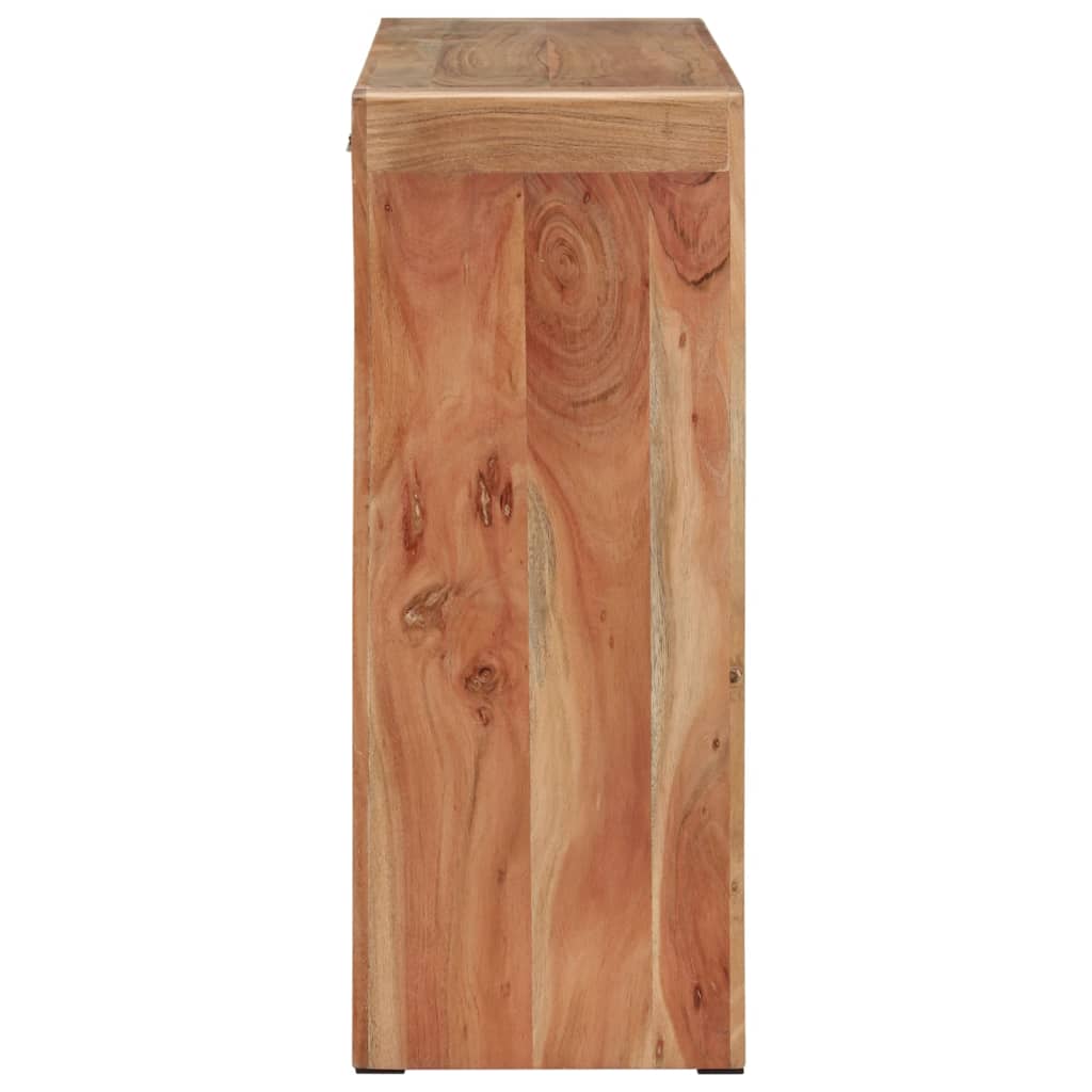 Mesa consola 110x30x76 cm madeira de acácia maciça